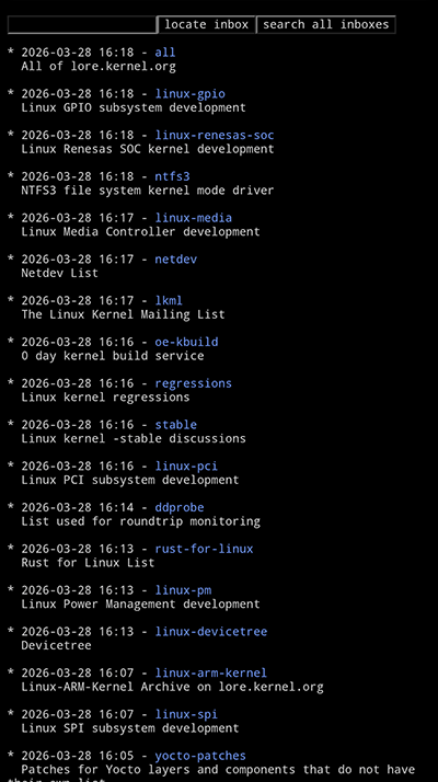 lore.kernel.org rendering properly on mobile